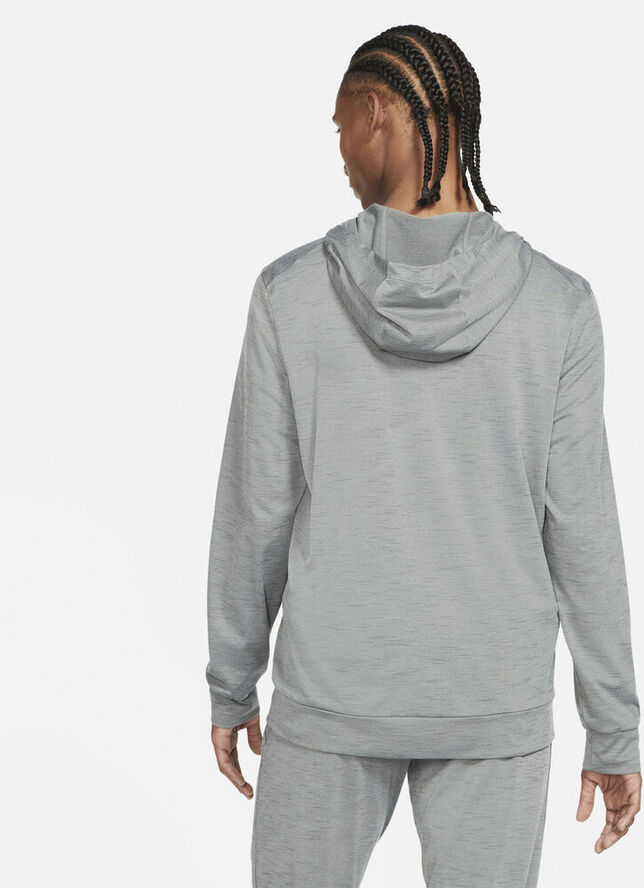 Nike Dri Fit Yoga Haettetroje Grå