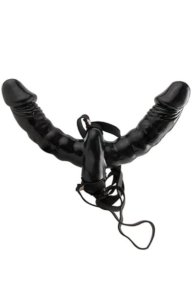 Pipedream Vibrating Double Delight Strap-On Dobbel strap-on dildo