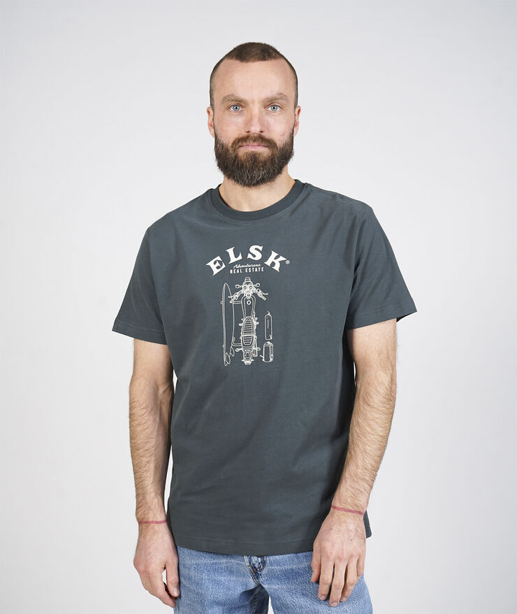 ELSK SINGLE ESTATE MEN'S BRUSHED T-SHIRT 001 optic white