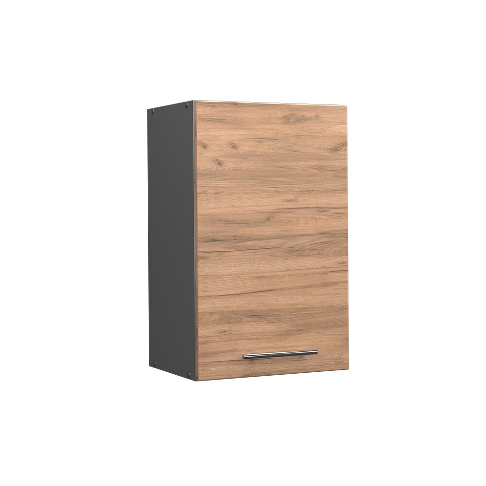 Vicco Hängeschrank Küchenschrank Küchenmöbel Fame-Line Anthrazit Eiche modern 45 cm Küche Einbauküche Hängeschrank Drehtür Einlegeboden Küchenzeile
