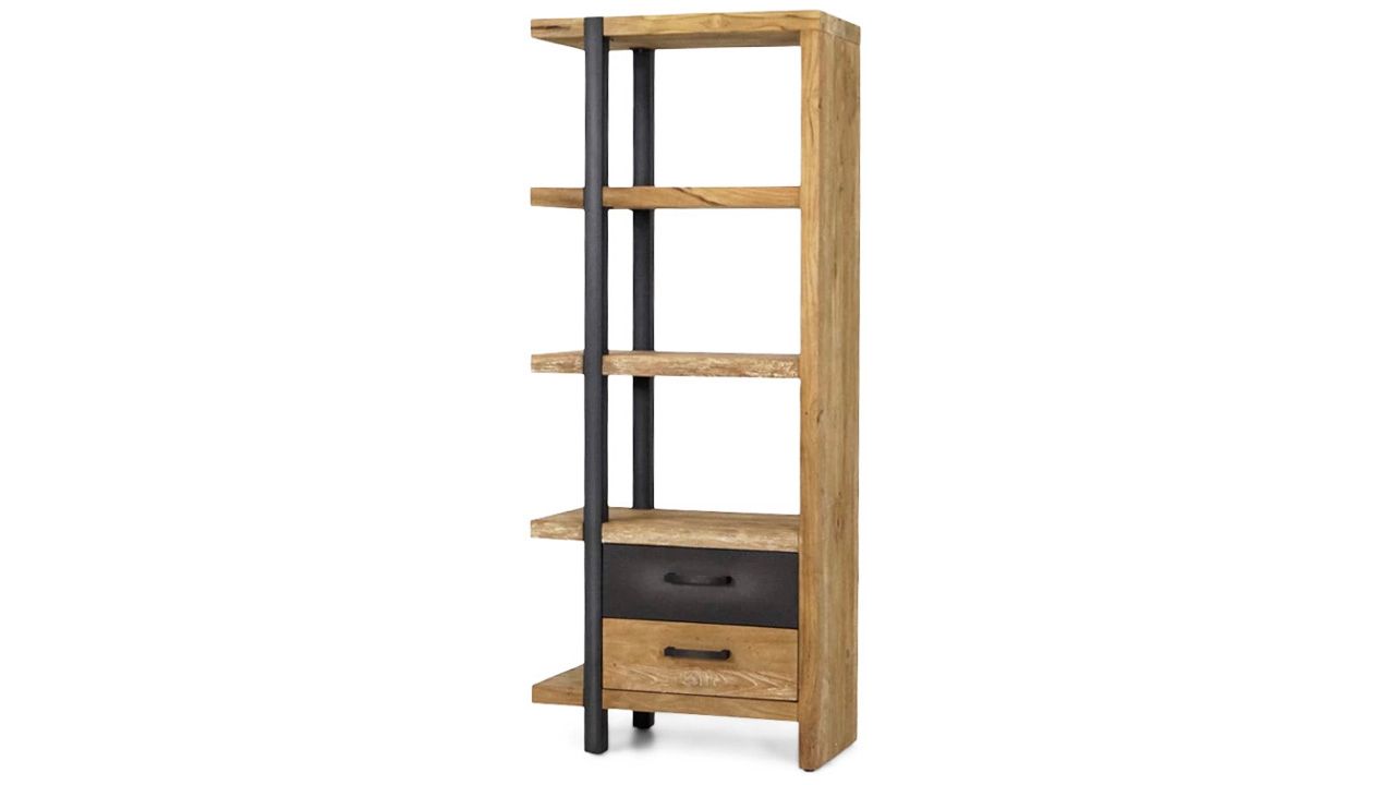 Boekenkast Lucca  B78 x D40 x H190 cm