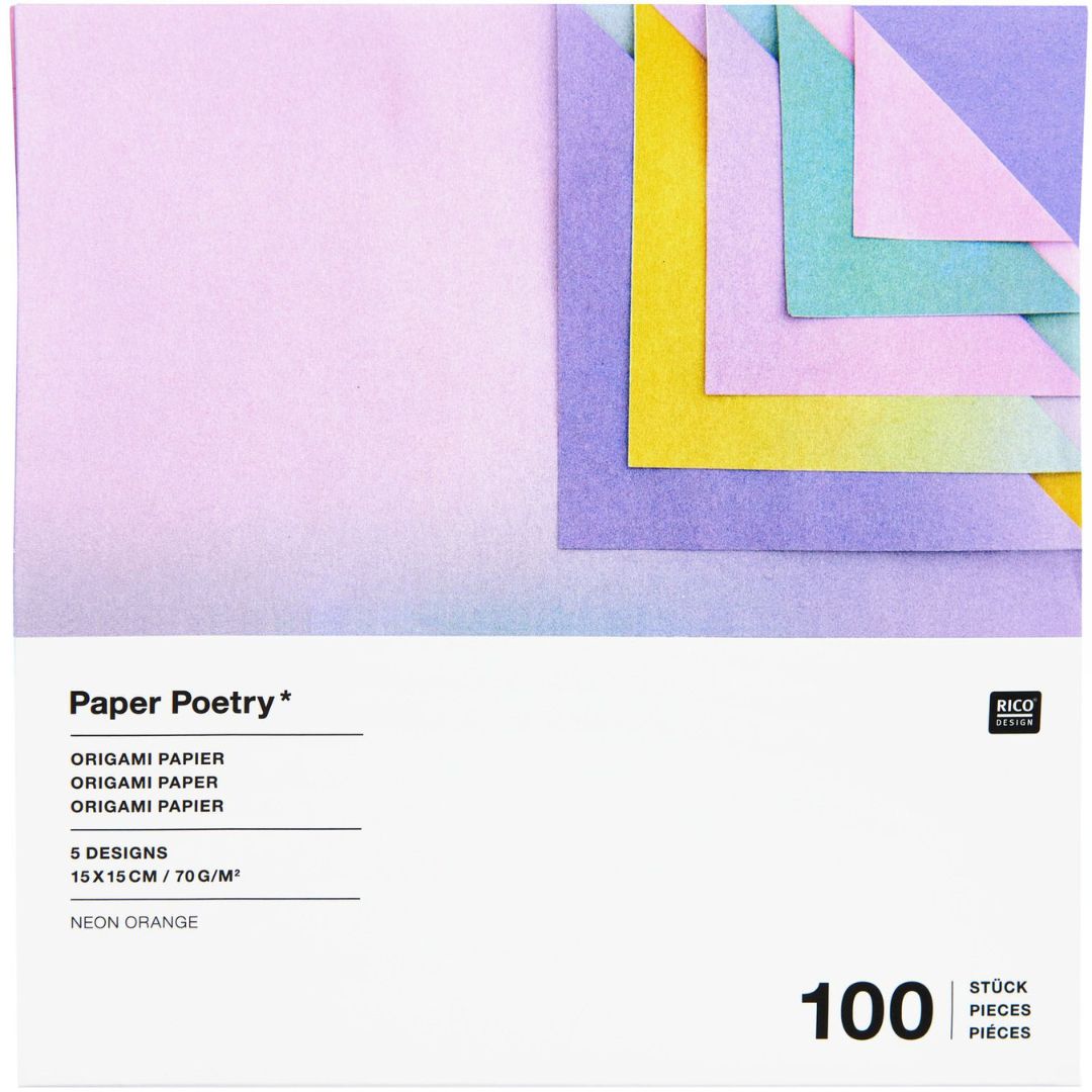 Vouwpapier origami blurry gradient - 100st