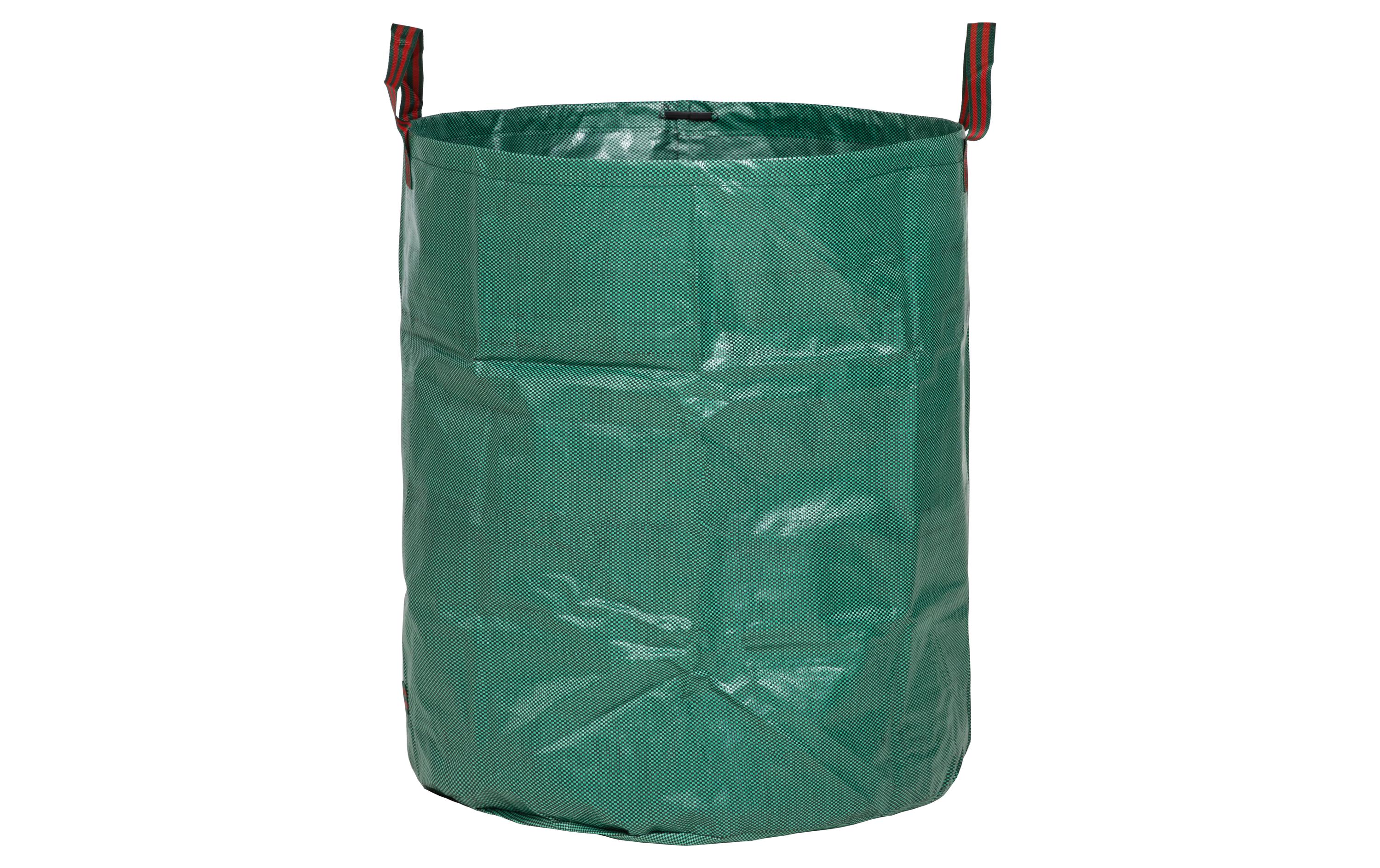 Gartensack rund, 272 LiterReissfester Sack für Lagerung und Transport von Gartenabfällen