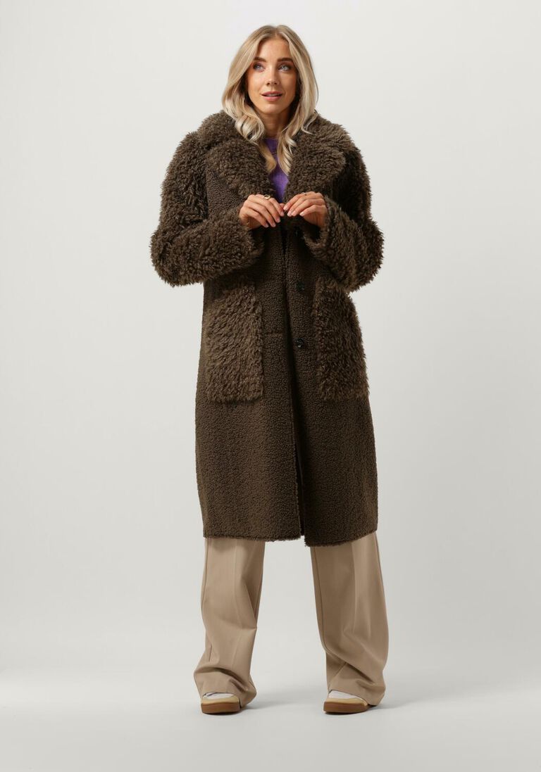 BEAUMONT groene beaumont teddy jas jan