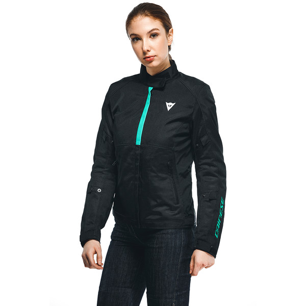 Dainese - Blouson Femme Risoluta Air Tex Lady Noir / Turquoise