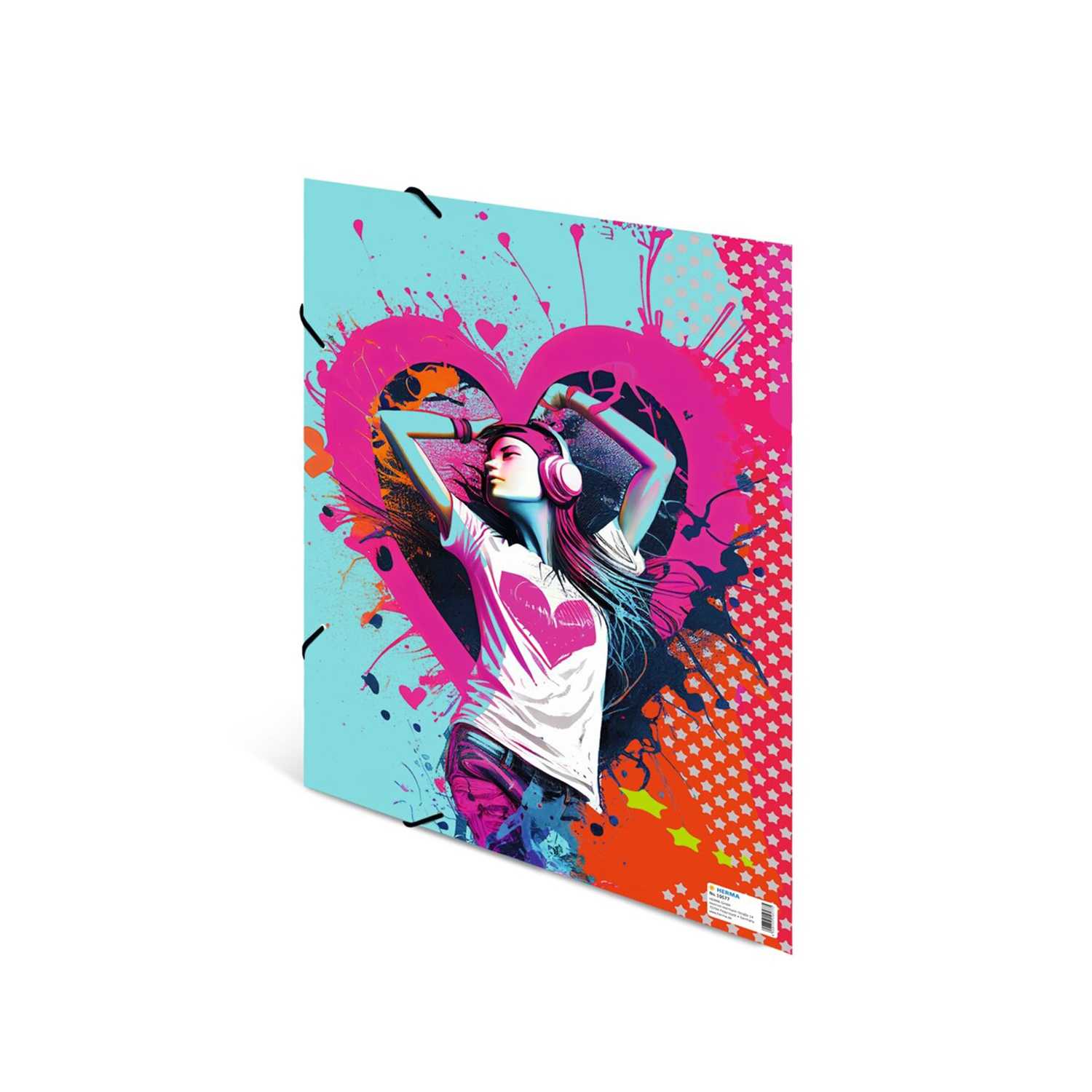 Sammelmappe Music Girl A3 Karton