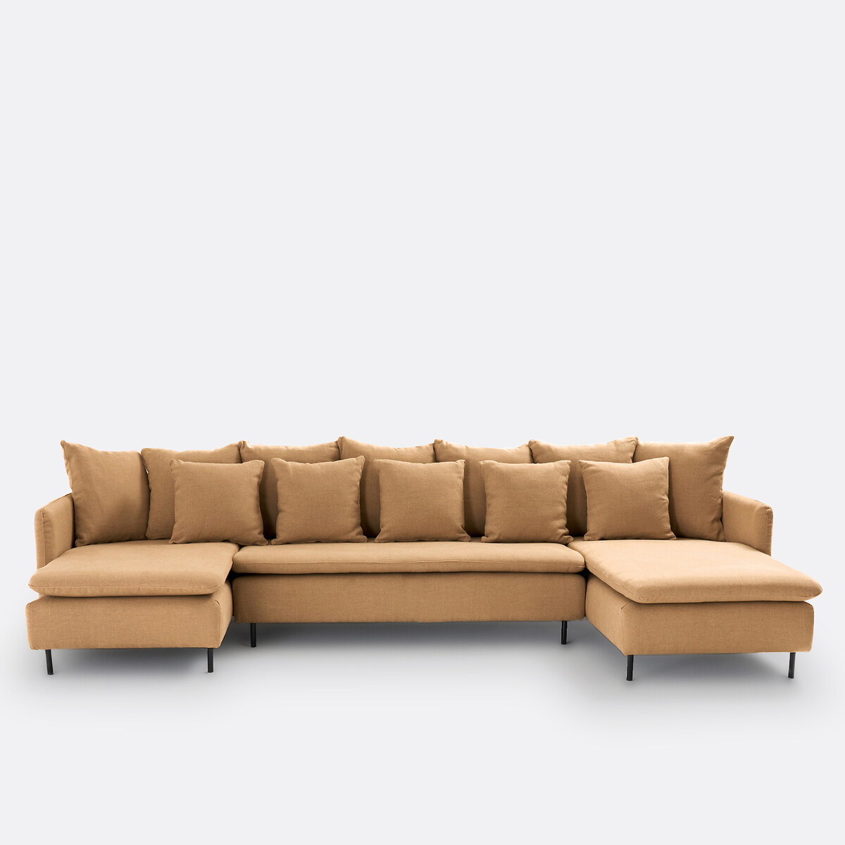 LA REDOUTE INTERIORS<br>Omvormbare Cadeira longa linho/viscose L158 cm, Ivete