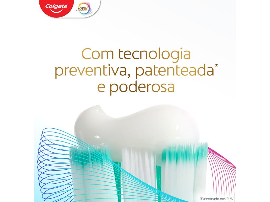 PASTA DE DENTES PROTEÇÃO TOTAL AVANÇADA ESMALTE SAUDÁVEL COLGATE 75ML