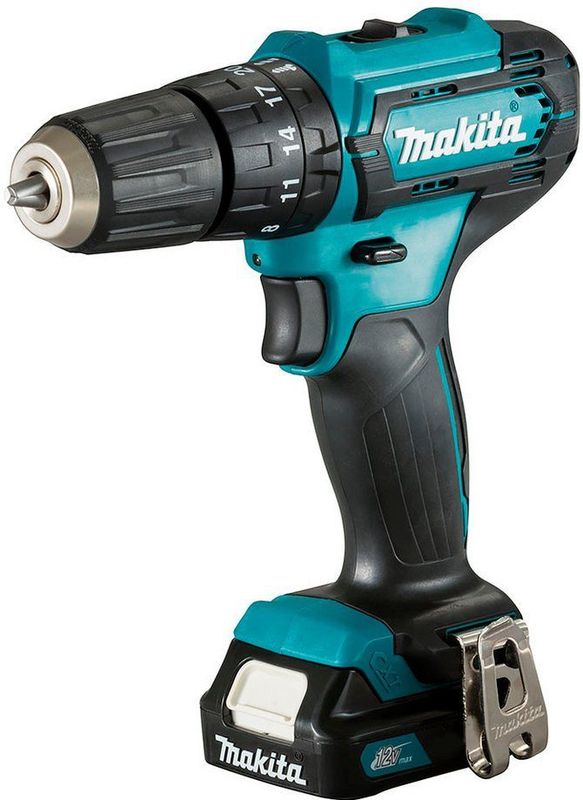 Makita - HP333DSAX1 - Accu-Slagboorschroevendraaier - 12V max - 2,0 Ah - 2 Accu's + Oplader in Draagtas
