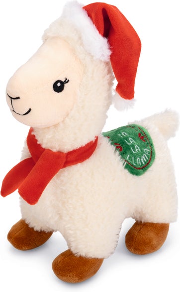 Beeztees hondenknuffel kerst lama 20 x 11 x 29 cm
