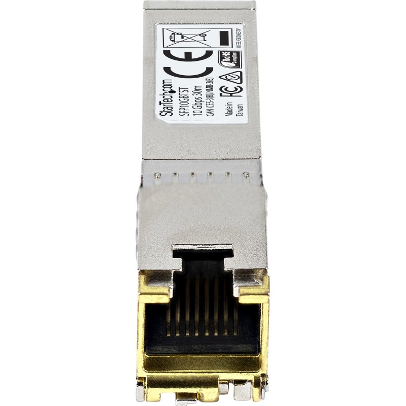 StarTech.com Module de transceiver SFP+ 10GBASE-T 10 Gigabit RJ45 en cuivre - Conforme aux normes MSA - 30 m