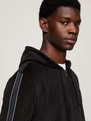 TH Established Ribbed Velour Lounge Hoody