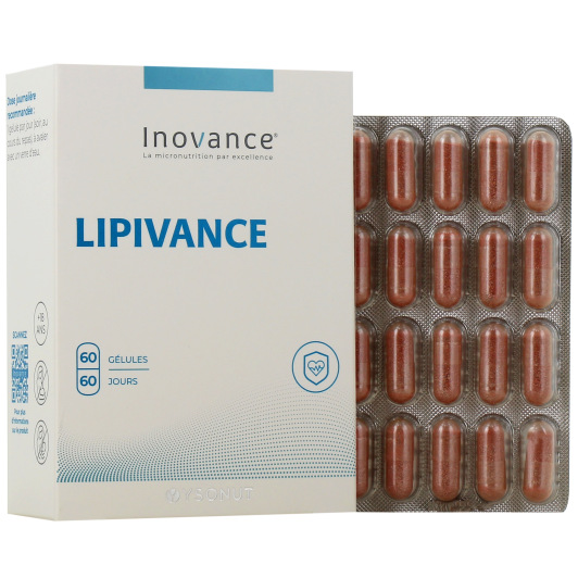 Inovance Lipivance : levure de riz rouge - Cholestérol