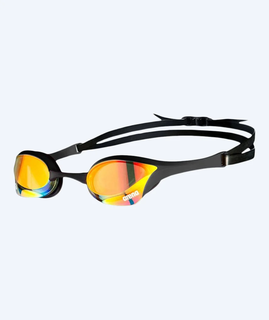 Arena Elite svømmebriller - Cobra Ultra SWIPE Mirror - Sort/guld
