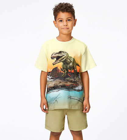 Molo T-shirt - Riley - Volcano Dino