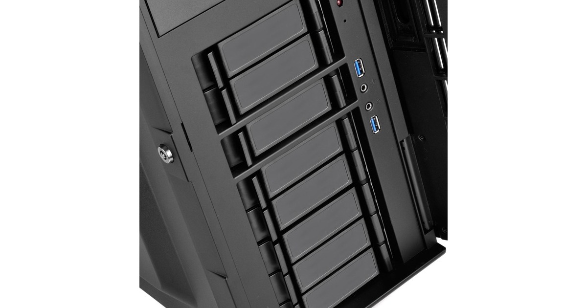 SilverStoneSST-CS380 V2 midi tower behuizing  (Zwart | 2x USB-A)