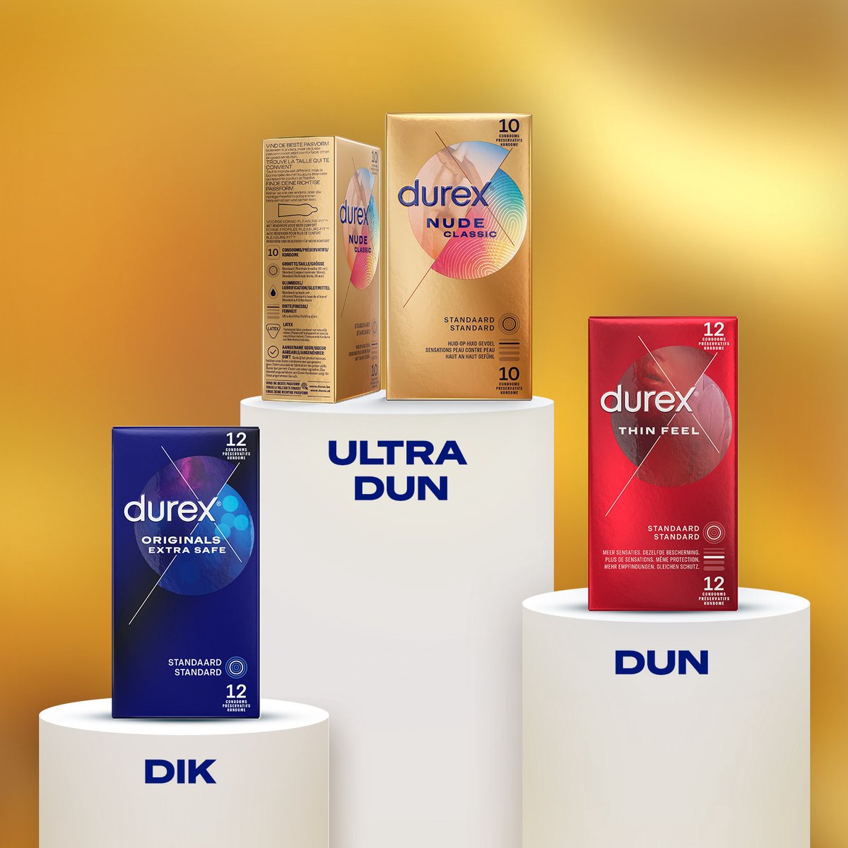 Durex Nude Classic Voordeelverpakking (20 stuks)