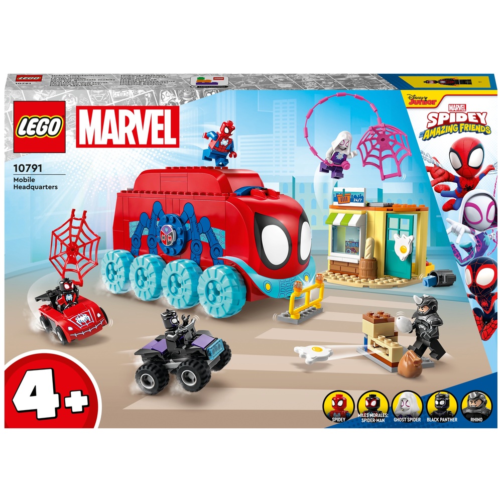 LEGO Marvel 10791 Spidey und seine Superfreunde Spider-Mans Team Mobiles Hauptquartier Set