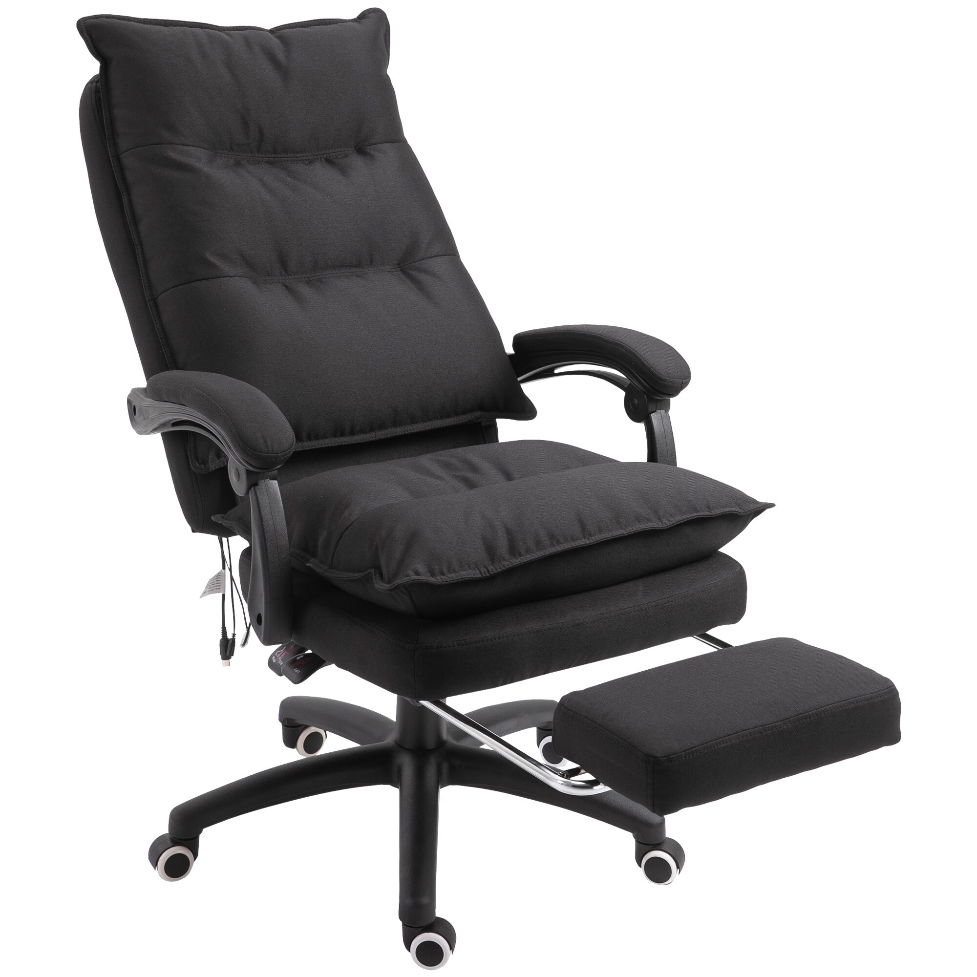 Vinsetto Bürostuhl mit Massagefunktion 70 x 62 x 120-130 cm (BxTxH)