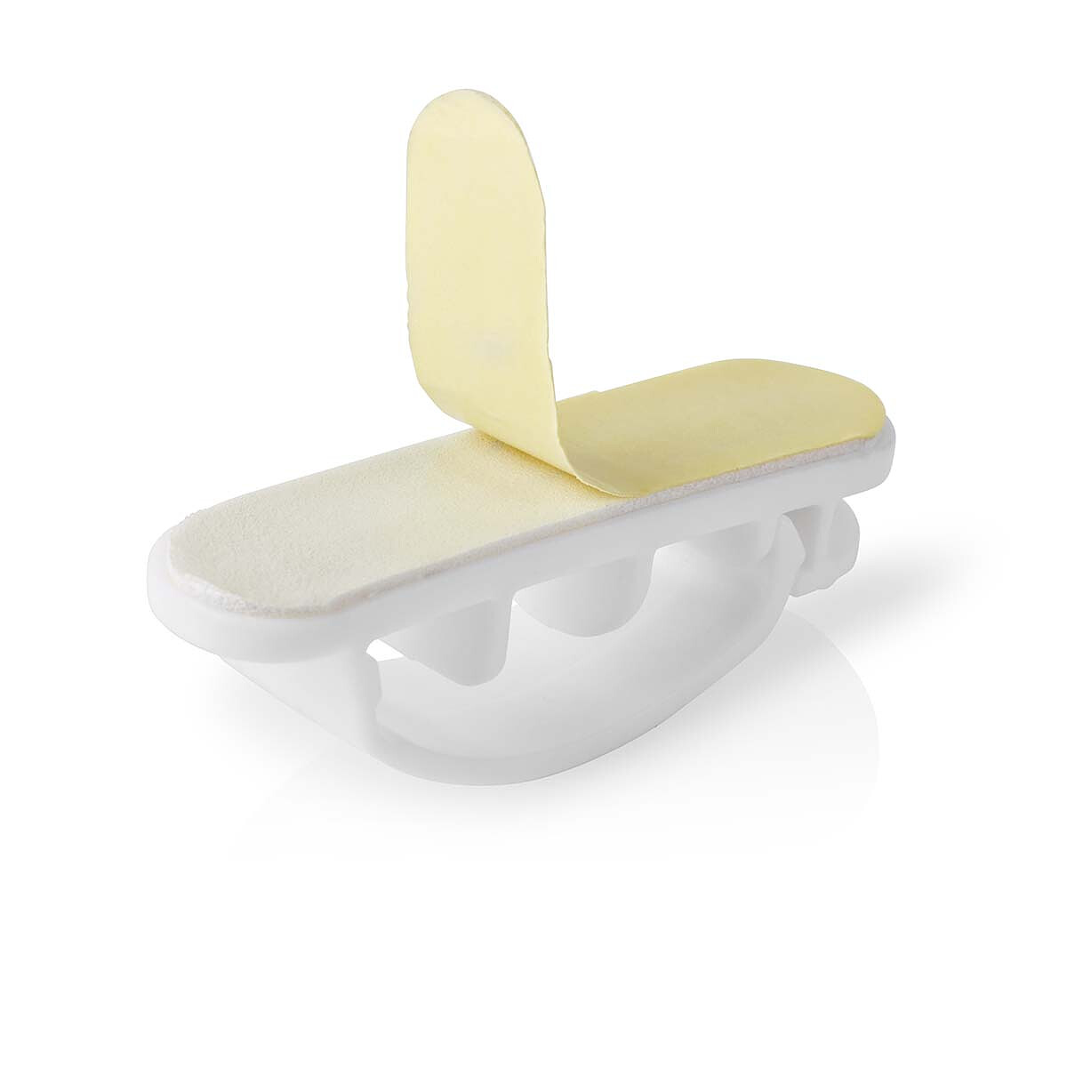 Nedis Lot de 3 Clips de câbles - 3 slots jusqu'à 7.5 mm - Blanc