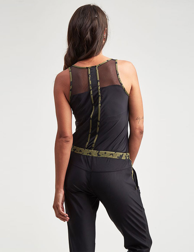HBT WILD - MINA TOP KAKI NOIR