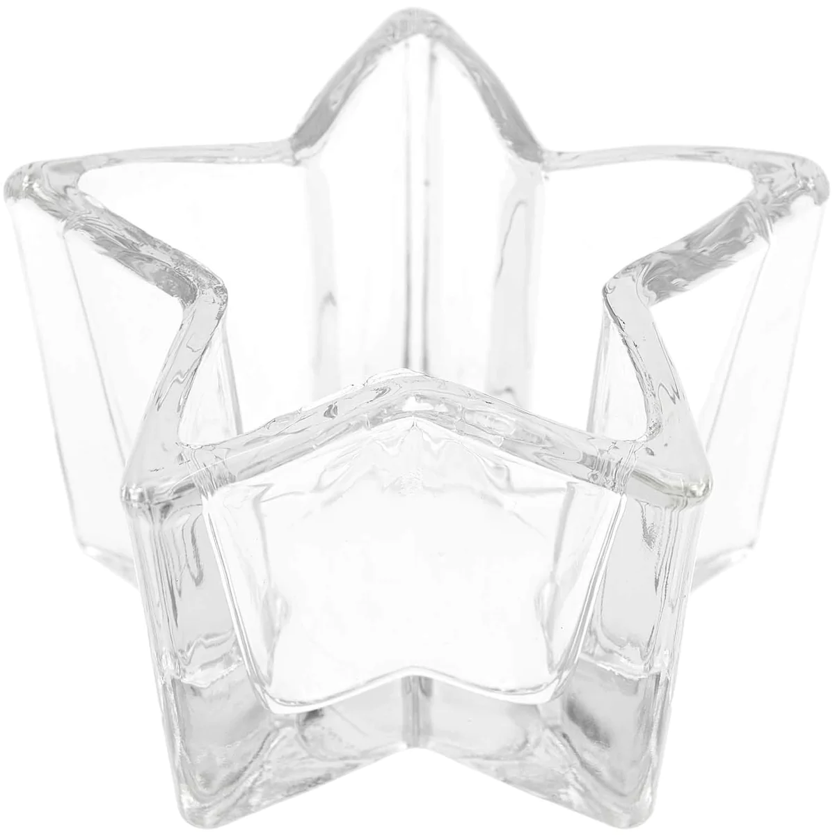 Bougeoir en verre étoile 10,8 cm Rico Design