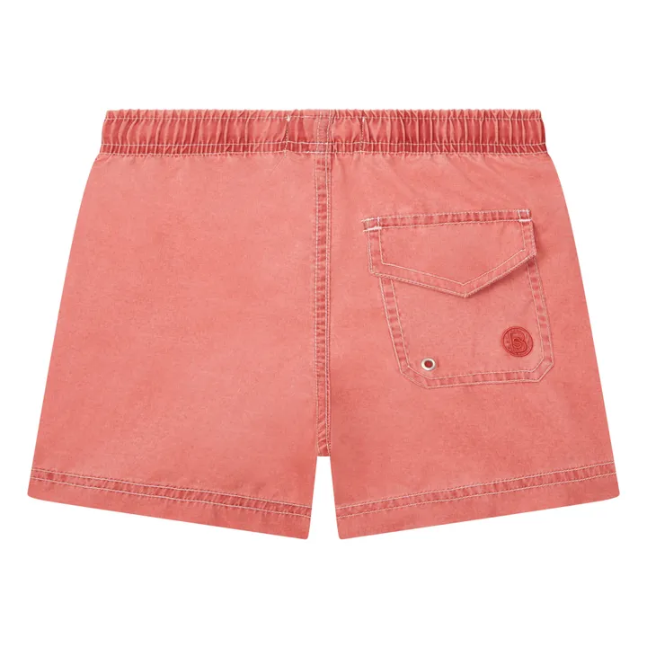 SMALLABLE BASICS Short De Bain Garçon Délavé | Rouge brique