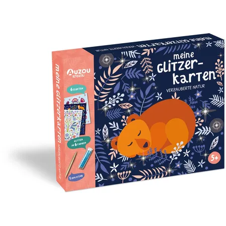 Auzou Meine Glitzerkarten - Verzauberte Natur