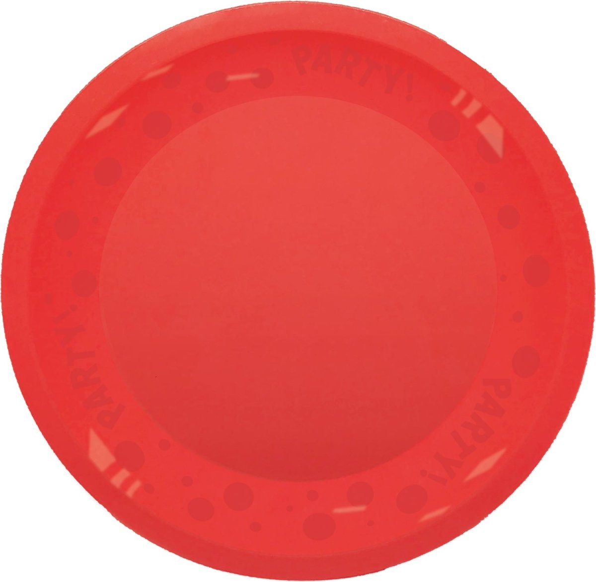 Party Bord Rood 21cm