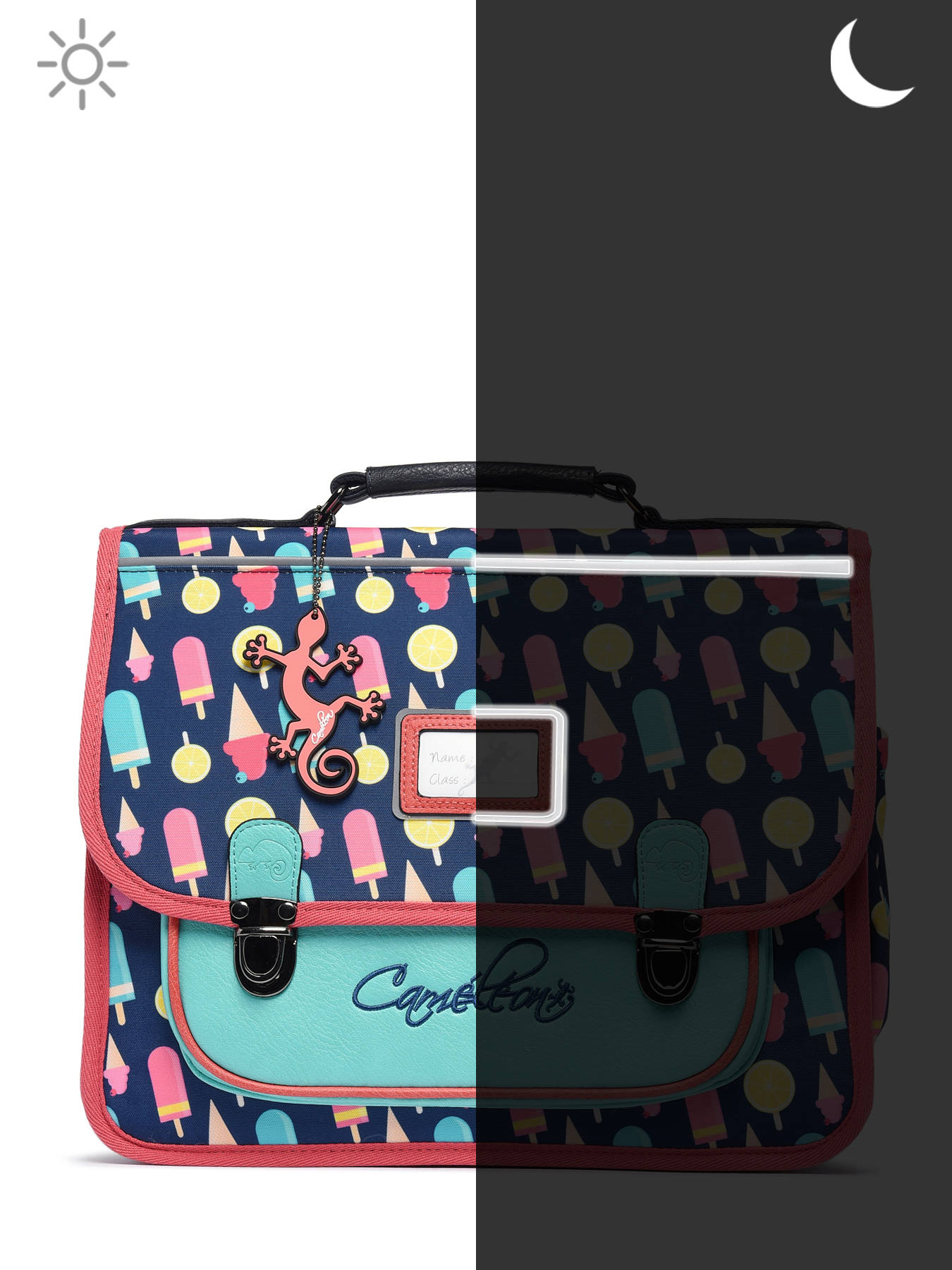 Cartable 2 compartiments CAMELEON