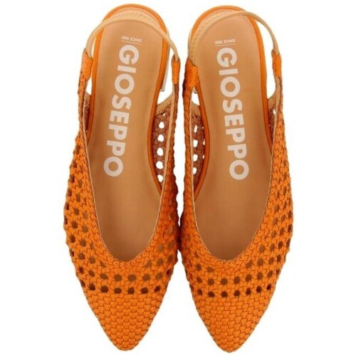 Gioseppo - BAILARINAS TRENZADAS PIEL ARGIRITA MUJER68241 Naranja