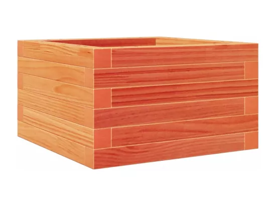 Jardinière bac lit surélevé bois marron 40 x 40 x 23 cm 02_0038451