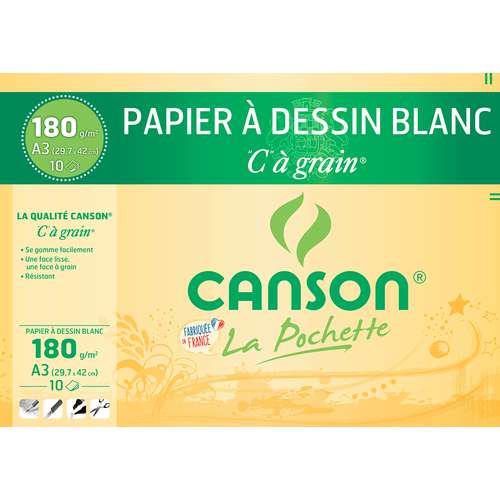 CANSON® „C“ à grain Zeichenpapier weiß