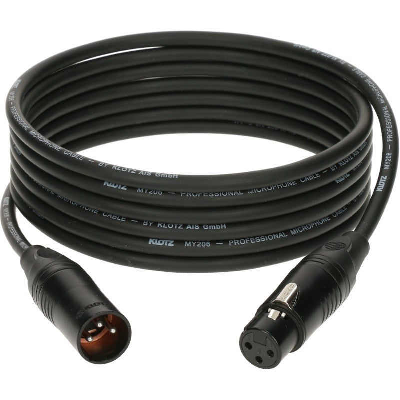 Klotz M1 KB M1KB1FM0750 microfoonkabel 3p XLR female - 3p XLR male 7.5m zwart