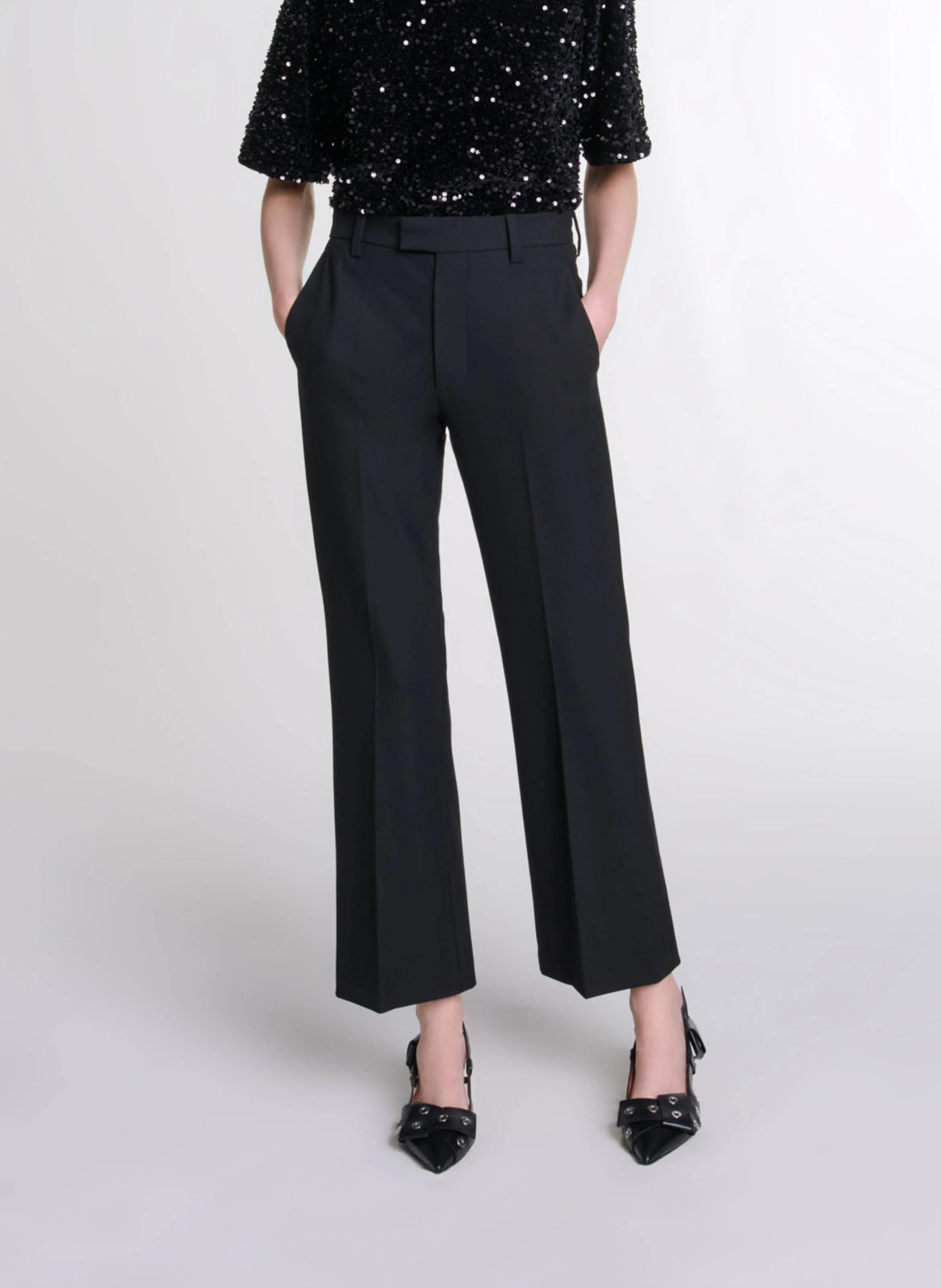 Pantalon droit | Noir