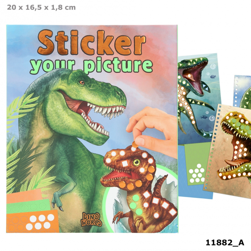 Dino World Sticker Your Picture