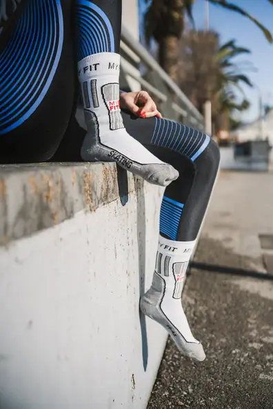 Powerslide Myfit Rulleskøjte Strømper - Skater Strømper