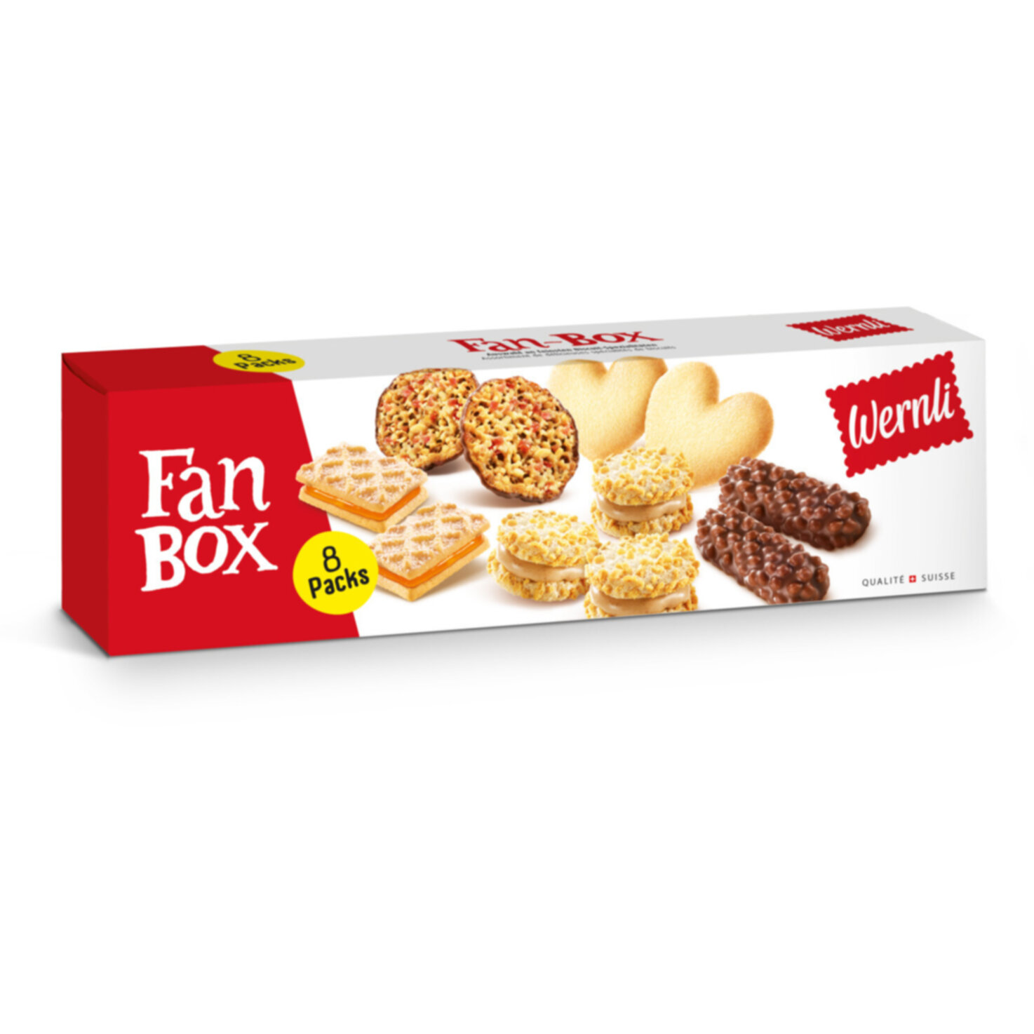 Wernli Spezialitäten Guezli Fan-Box 5 Sorten