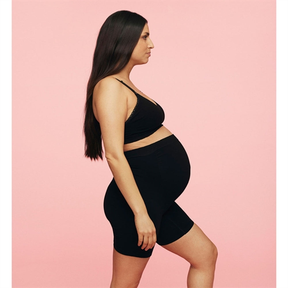 Belly Support Shorts Black - momkind → Luksusbaby.dk