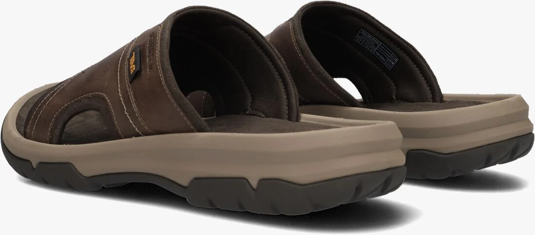 TEVA bruine teva slippers langdon slide