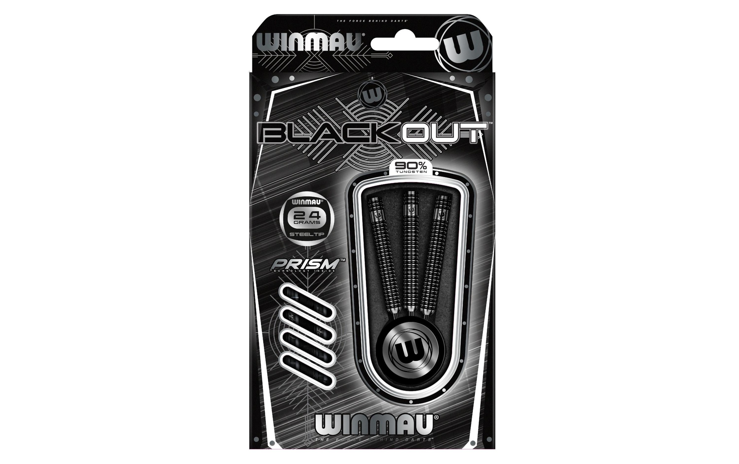 Winmau Dartpfeil »Steeldart Blackout 3 Stück«