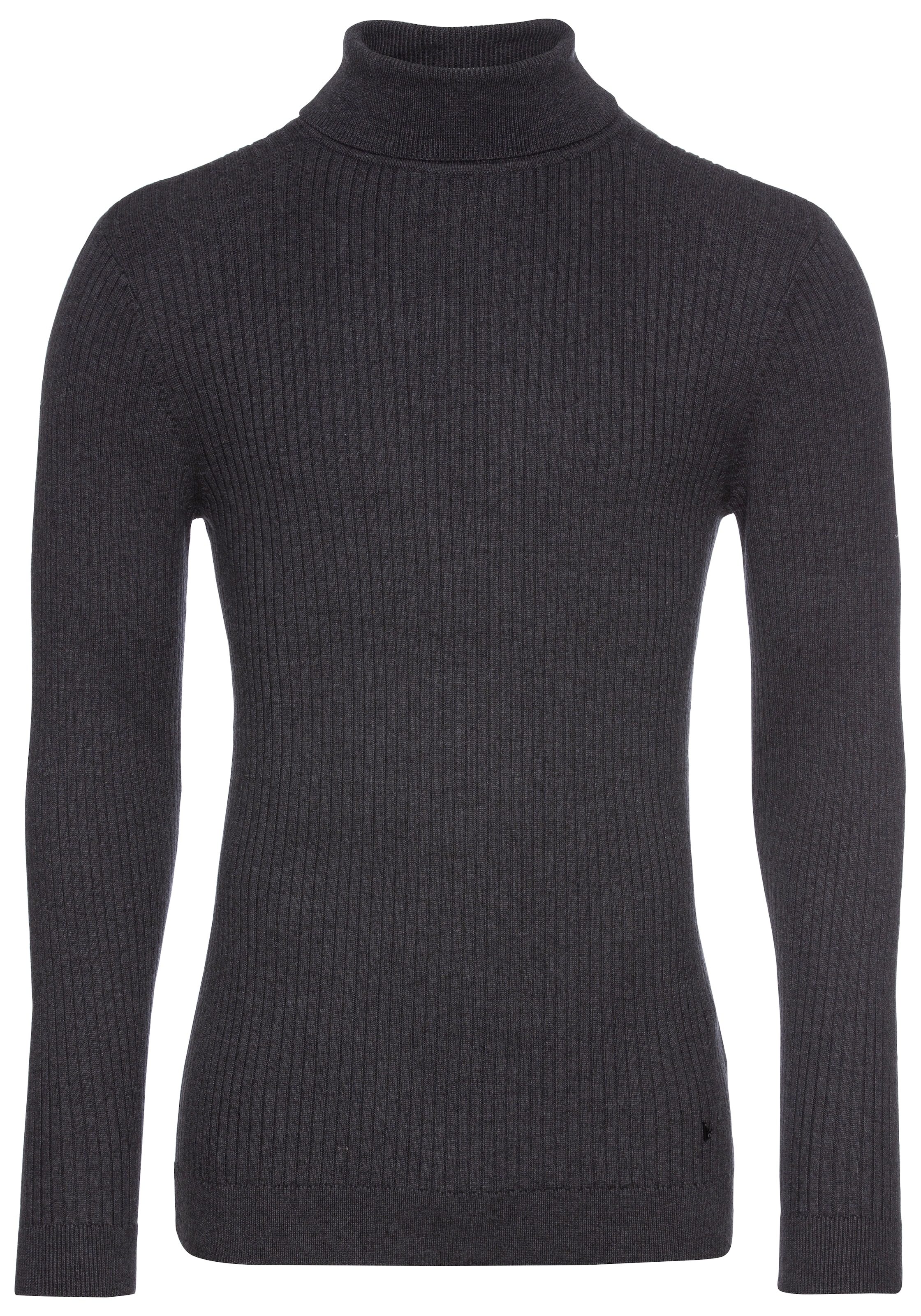 Bruno Banani Rollkragenpullover , in Rippenqualität