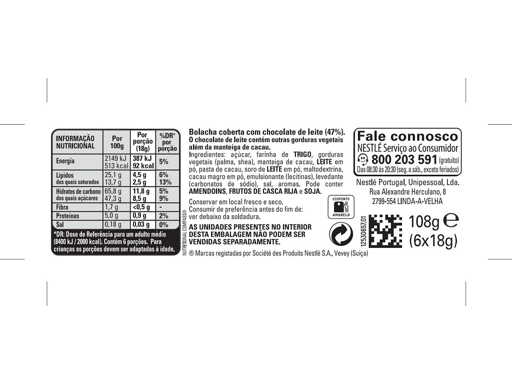 SNACK EXTRAFINO MULTIPACK 6X18G