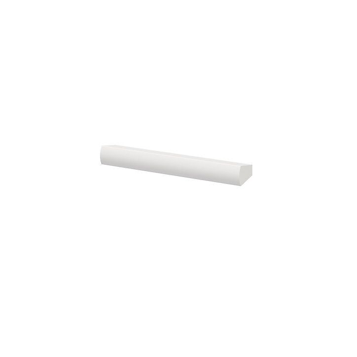 Lot de 2 poignées blanc GoodHome Atomia H 2,8 x L 15,5 x P 1,9 cm