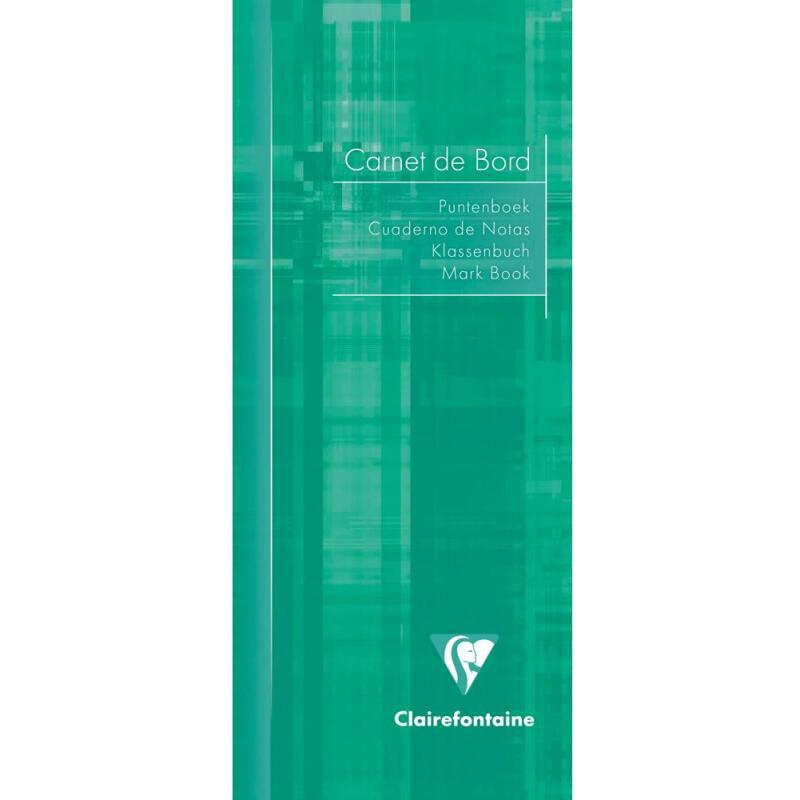 Carnet de bord enseignant piqué 8,5x20cm 32 pages Couleur aléatoire - Assortis