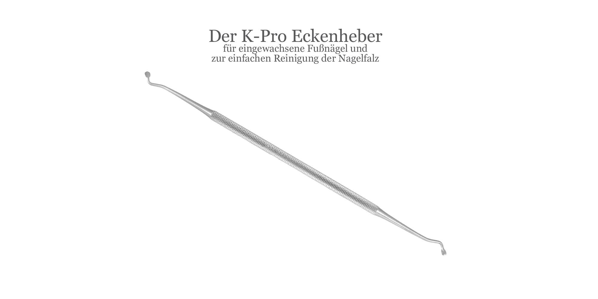 K-Pro Eckenheber Excavator - Profi Zehen Nagel Fußnägel Heber Edelstahl