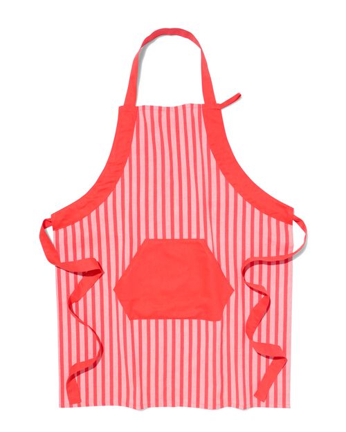 tablier de cuisine à rayures chambray coton