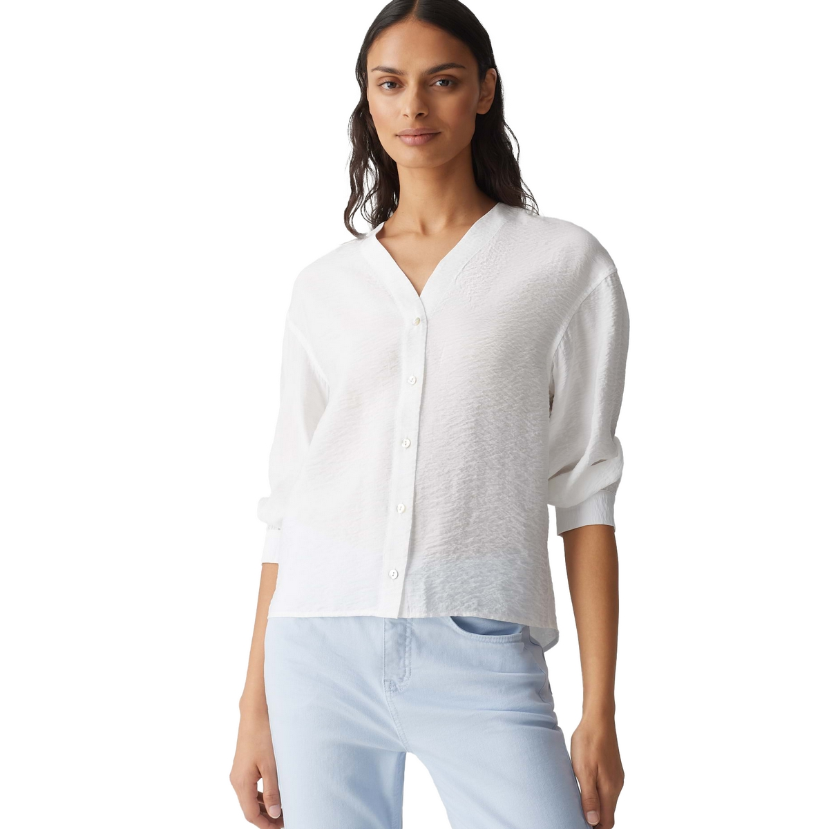 Dames Blouse 25016 blouse uni oversized