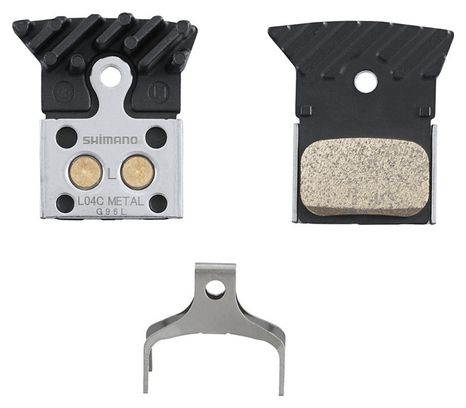 Paire de Plaquettes Shimano Métalliques L04C