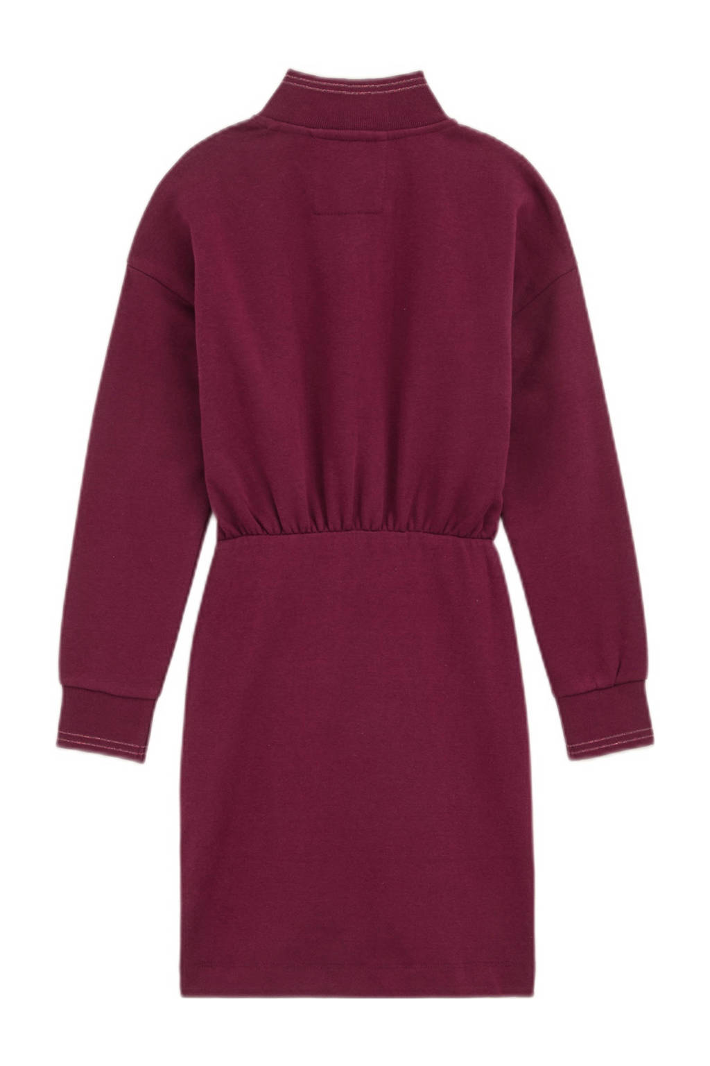WE Fashion jurk donkerrood